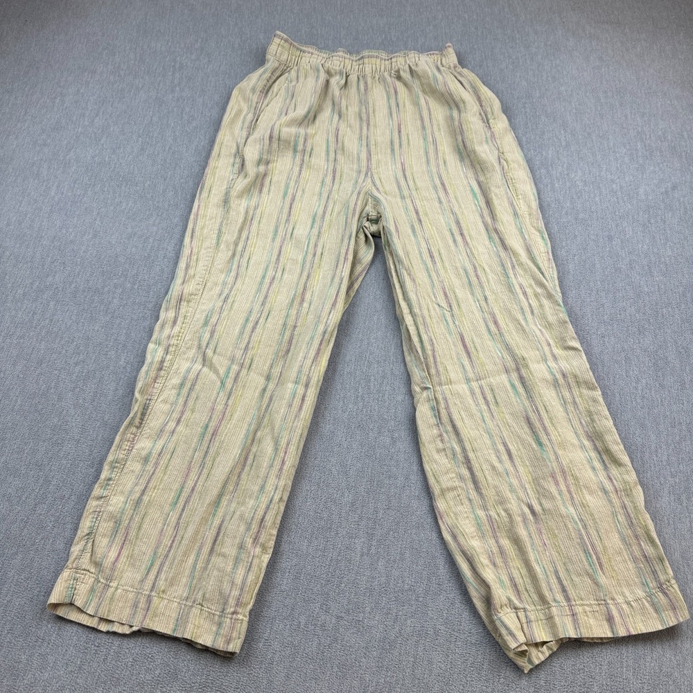 Patagonia Pants Womens S Garden Island Multicolor Stripes Casual Elastic Waist